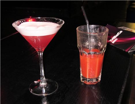 French Martini (£7.00) and a Bloody Mary (£7.00)