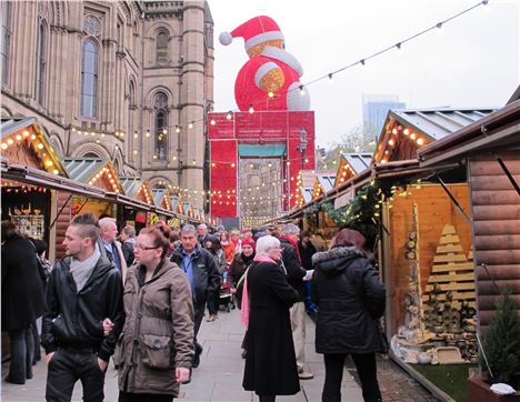 Manchester's Christmas markets drew in the crowds