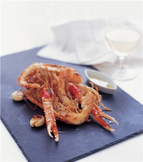 Aldos Valentine Champagne And Butter Langoustines For San Carlo Bottega