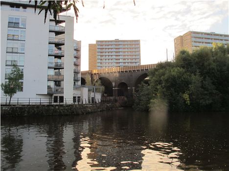 Apartments down the river