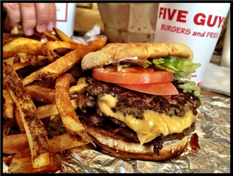 Five Guys burgers - now in over 1,000 outlets worldwide