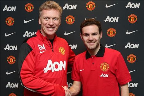 David Moyes and Juan Mata