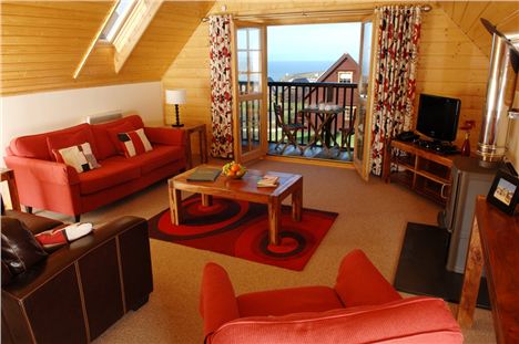 Tregea Vip Lodge Living Area -