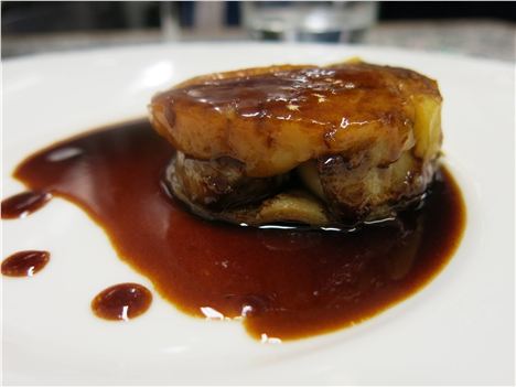 Serge's Signature Dish, Tatin Of Foie Gras