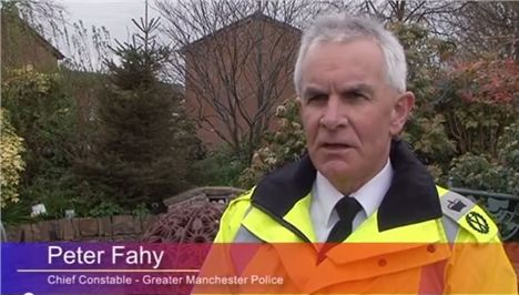 Chief Constable Peter Fahy launching campaign