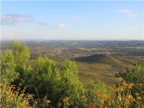 The Stnning View Across The Plain From Sainte Croix