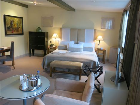 Our Gorgeous Delux Suite And, Below, Its View Of St Mary's