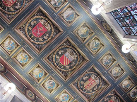 Ceiling in the Shakespeare Hall