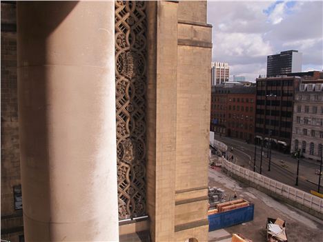 View to the Town Hall Extension