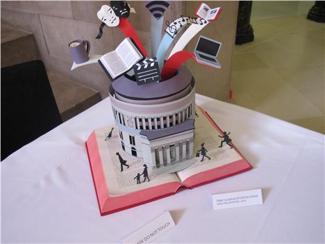 Central Library in paper