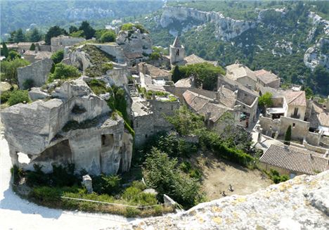 Les Baux From One Of The Towers