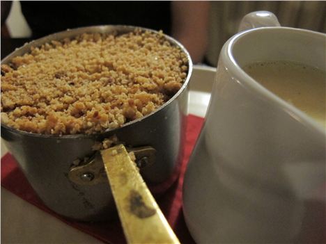 Crumble and custard: the simple things in life