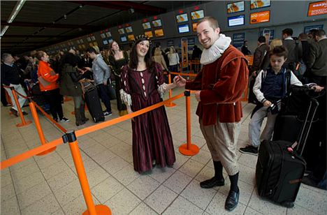 Shakespeare at check-in