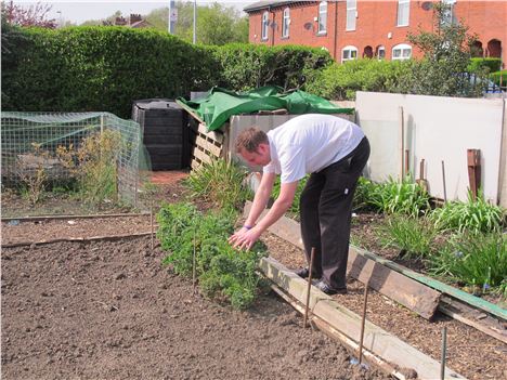 Jennings at the allotment