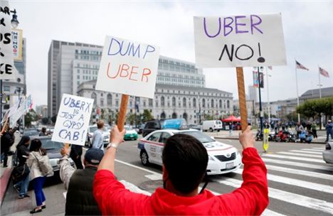 U.S. Uber protest