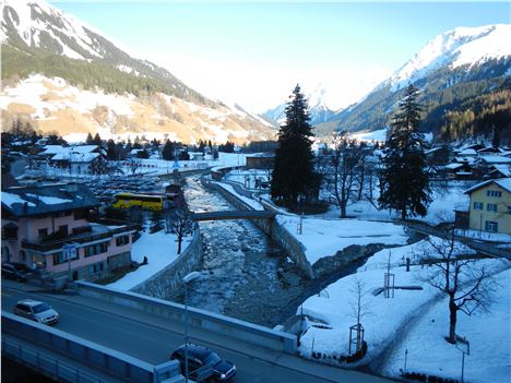 Sunrise . . . Looking Towards The Silvretta Glacier - From Silvretta Hotel Balcony