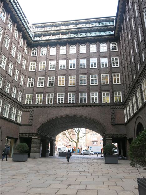 Courtyard Of The Chilehaus