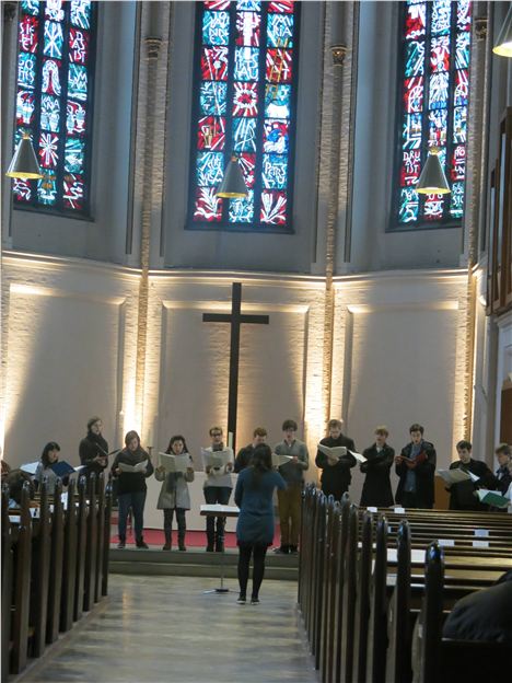 Choir Practice Inside The Petrikirche