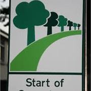 Green Lane Sign