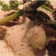 Chicken, morels, asparagus heaven