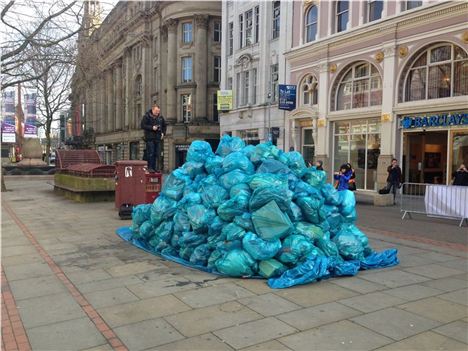 Waste following clean-up grants announced by the Council in March 2014