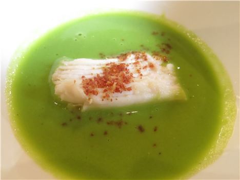 Pea Soup, Poached Skate