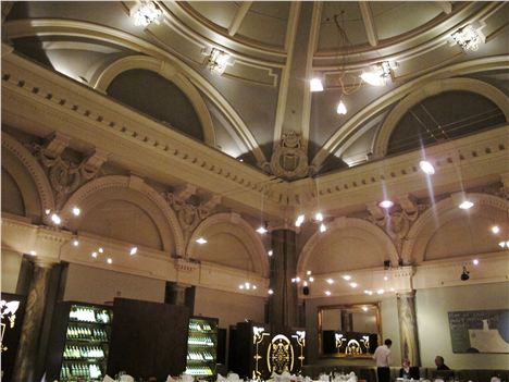 Stock Restaurant's grand domed interior