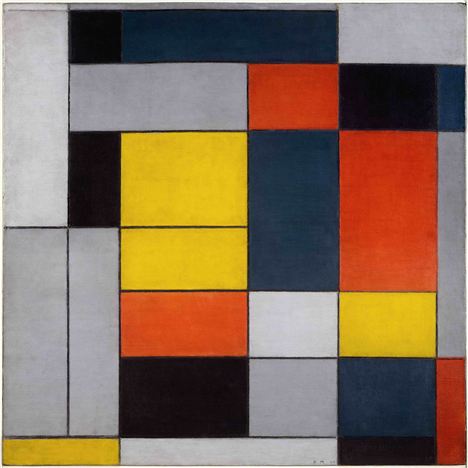 Piet Mondrian - No_ Vi Composition No_II