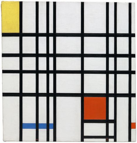 Piet Mondrian - Composition With Yellow, Blue And Red 1937 - 42