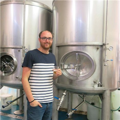 Matthew Holgate In The Marble Brewery