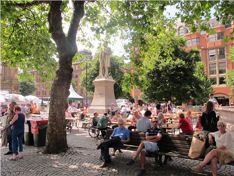 Albert Square will host the MFDF 'hub'