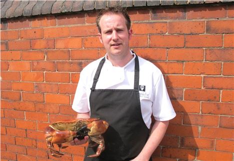 Mike Jennings and a massive crab