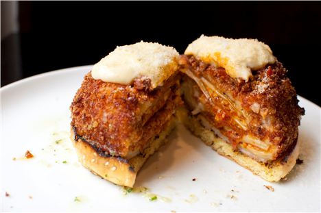 Yes, it really is lasagne deep fried, it's what the world is waiting for