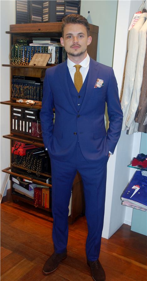 David Blake In A Suit