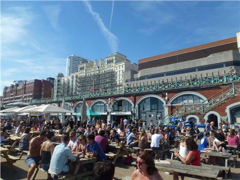 The Grand Overlooks Brighton Seafront