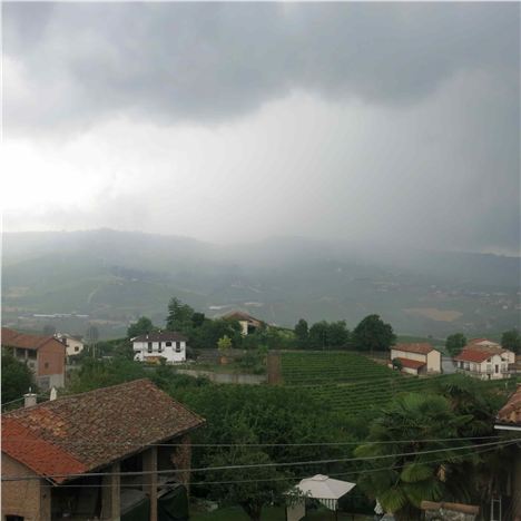 Storm Hits Castiglione Falletto