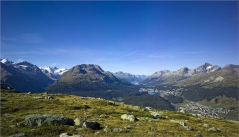 St Moritz in summer