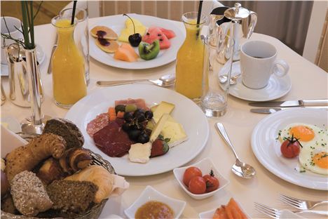 Breakfast at The Kempinski