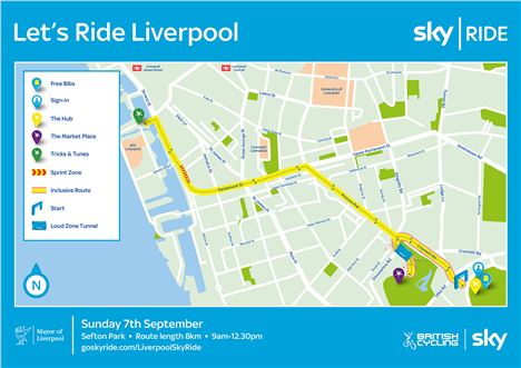 Sky Ride Route Map