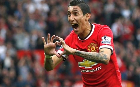 Di Maria scored his first for Utd