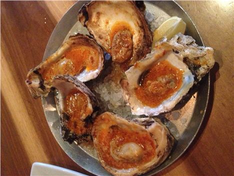 Wood-Fired Oysters In Chili Garlic Butter At Cochon In New Orleans