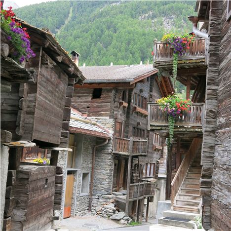 The Hinterdorf Is The Oldest Part Of Zermatt