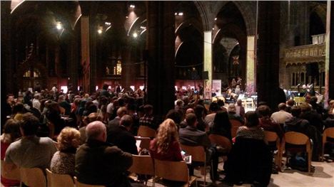 Audience at the Cathedral