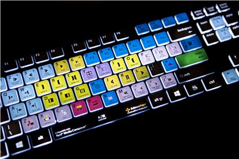 World's first backlit editing keybaord