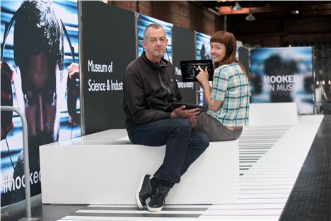 Dj Dave Haslam And Dr Marieke Navin At Mosi Launching Hookedonmusic (credit Jason Lock)