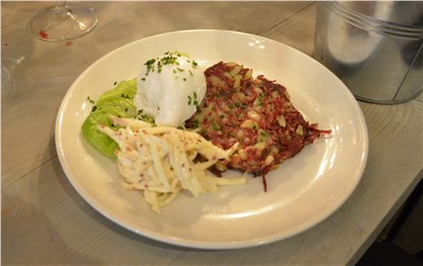 Salt beef rosti