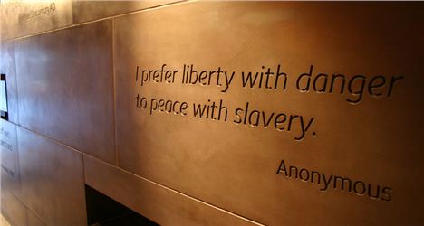 Freedom Enslavement Wall