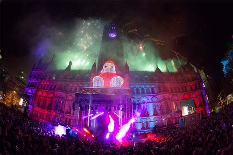 Xmas lights switch-on, Albert Square