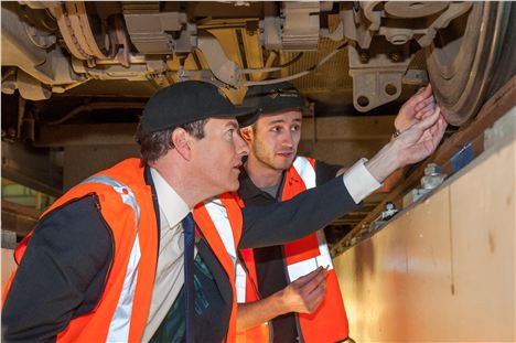 Osborne meeting Metrolink staff