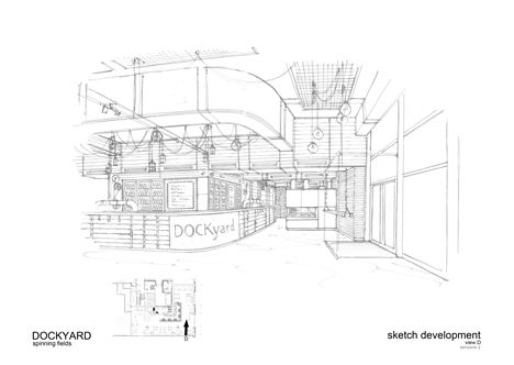 Dockyards Spinningfields sketch